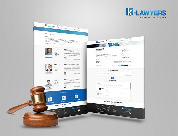בניית חוויית משתמש LAWYERS